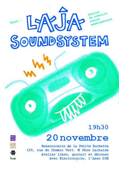 Expérimentation « Laja SoundSystem » le 20 nov. 2015