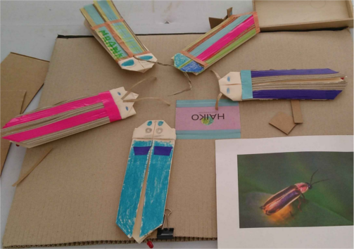 Retour d’expérimentation pour l’atelier électrorigami-luciole