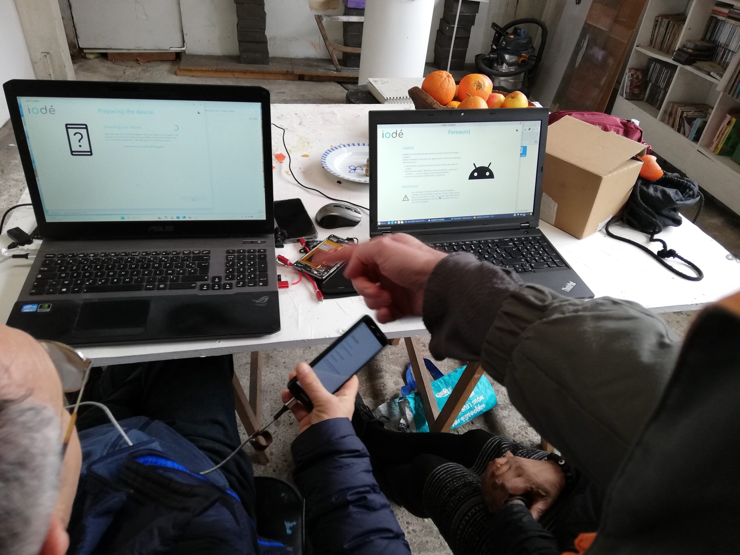 Install de Iodé OS sur un FP3